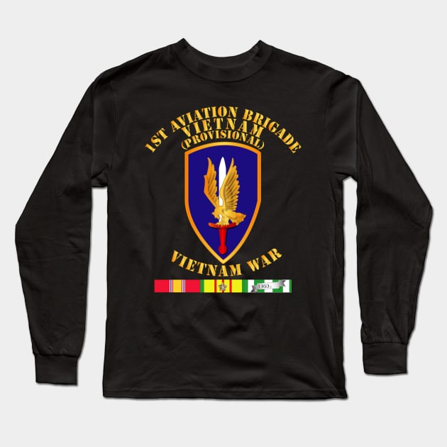 1st Aviation Brigade (Provisional) - Vietnam War w SVC Long Sleeve T-Shirt by twix123844